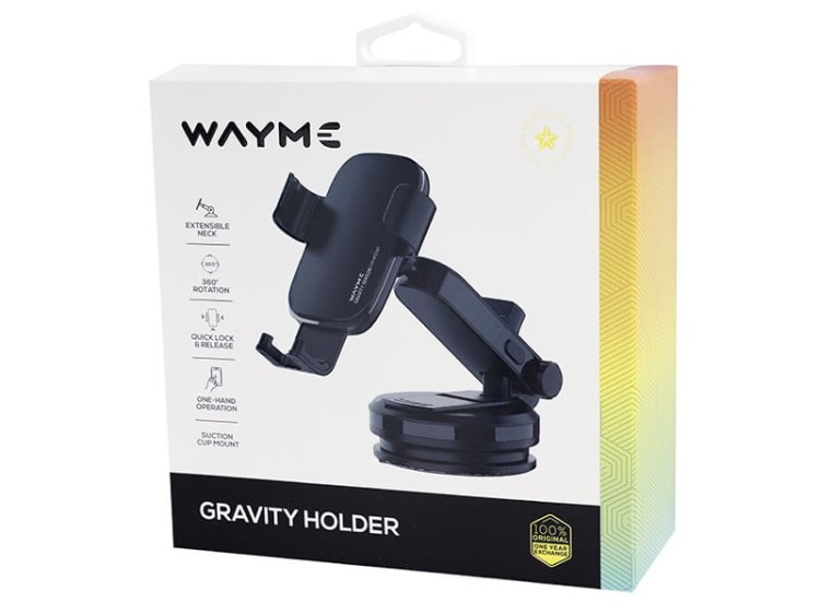 WAYME Uchwyt grawitacyjny na przyssawkę, grafitowy